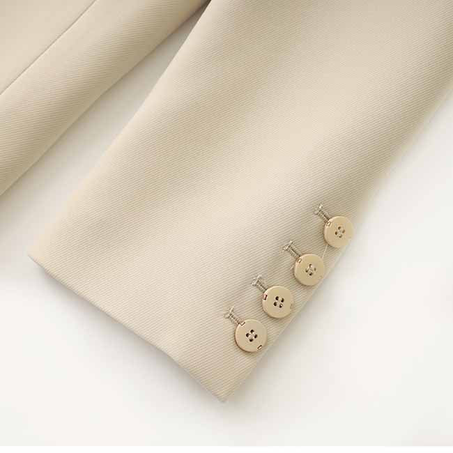 One Button Beaded Pantsuit – Women's Business Suit for Office & Evening