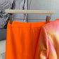 Women's One Button Orange Pantsuit Flare Pants Event Suit Two Pieces Formal Suits