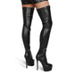 Women's Overknee Matte Boots Dance Platform Stiletto Stretch Thigh High Boots