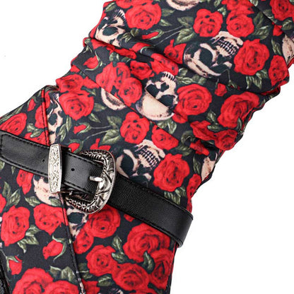 Women’s Knee High Low Heels Boots Pull-On Riding Boots