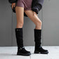 Women’s Knee High Low Heels Boots Pull-On Riding Boots