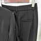 Women's Crystal Embellished Flared Pantsuit Black 2ps Formal Suit