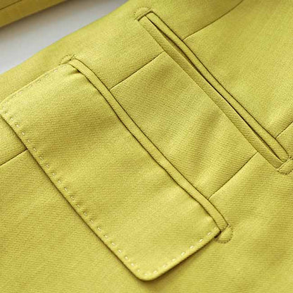 Women’s Two Pieces Pantsuits Office Lady Suit Set Formal Wedding Suit