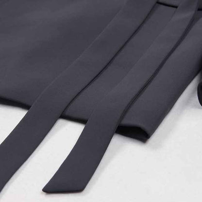 Womens Pantsuit Lace up Trouser Suit Two Pieces Formal Trendy suit