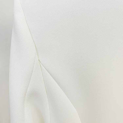 Womens White Pantsuit Pencil Trousers Suit Two Pieces suit