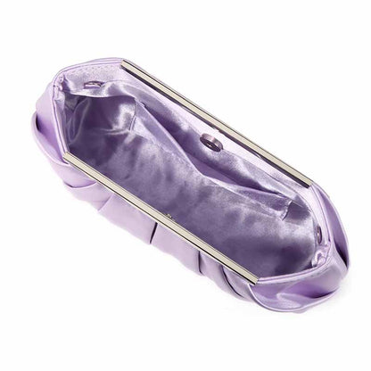 Women's Evening Bag Satin Clutch Wedding Bridal Purse Cocktail Party Prom Handbag