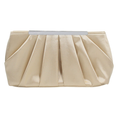 Women's Evening Bag Satin Clutch Wedding Bridal Purse Cocktail Party Prom Handbag