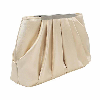 Women's Evening Bag Satin Clutch Wedding Bridal Purse Cocktail Party Prom Handbag
