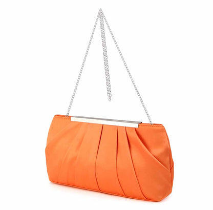 Women's Evening Bag Satin Clutch Wedding Bridal Purse Cocktail Party Prom Handbag