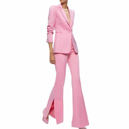 Pink Women's Pantsuit for Wedding Events