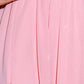 Long Sleeves Pink Prom Dress V Neck Evening Gown