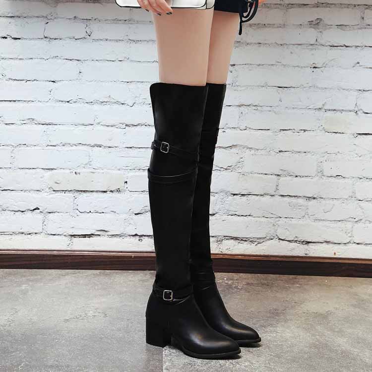 Stylish plus size over the knee boots for women with a sleek design and comfortable fit