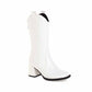 Women's Fashion Boots Plus Size Mid-calf cowgirl boots in white, black,brown,khaki color