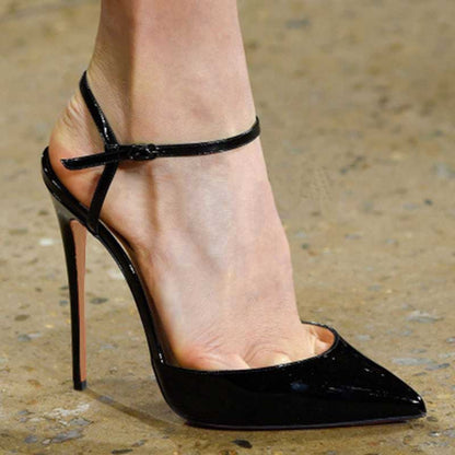 Womens High Heels Pointed Toe Singback Dress Shoes