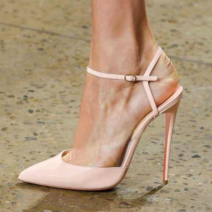 Womens High Heels Pointed Toe Singback Dress Shoes