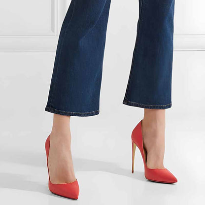 4.72 Inch Point Toe High Heel Prom Pumps | Women’s Dress Shoes for Formal Events