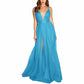 Adjustable Spaghetti Strap Tulle Prom Dresses Long Formal Evening Ball Gowns