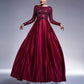 Long Sleeve High Waist Prom Dress A Line Evening Long Dress