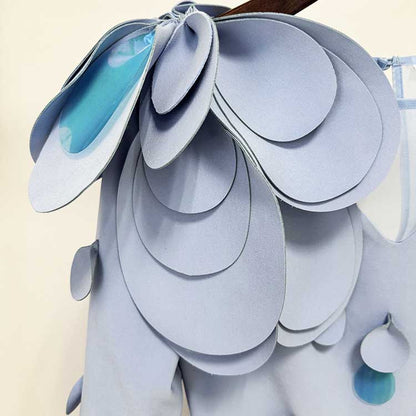 Womens Long Sleeves Gown Flower Detail Long Formal Dresses