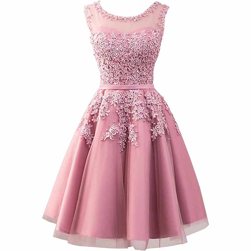 Women's Evening Dresses with Appliques Elegant Ball Gown Bridesmaid Dr ...