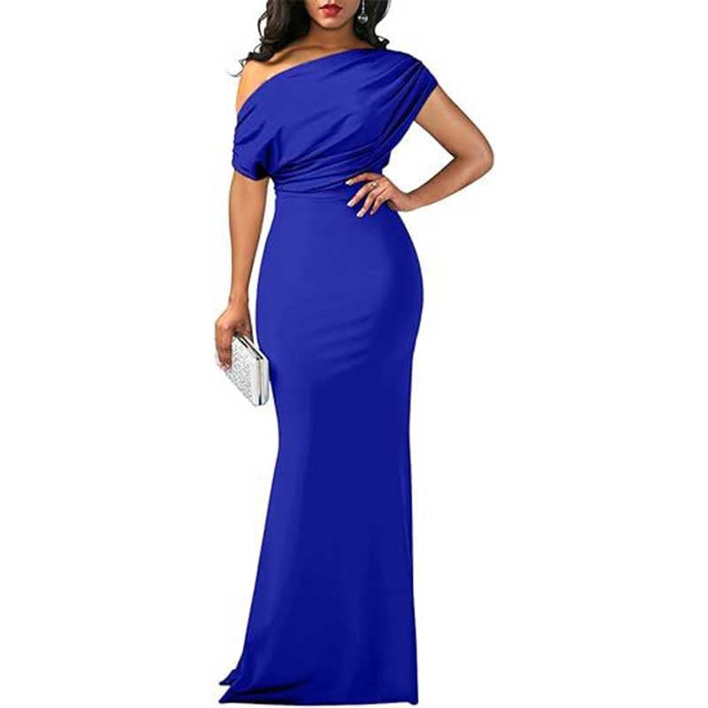 Off-The- Shoulder Bodycon Prom Dress Long Bridesmaid Dress Formal Evening Dress