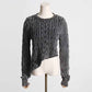 Women Twists Irregular Sweater Pullover Knitted Top