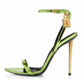 Women's Ankle Strap Shoes High Heeled Summer Sandals