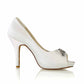 Women's Stilettos Crystal Peep Toe Pump Heel Bridal Shoes Evening Prom Sandals