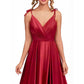 Sleeveless Split Bridesmaid Dresses Cocktail Prom Dress Long Wedding Guest Dresses