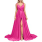 Sleeveless Split Bridesmaid Dresses Cocktail Prom Dress Long Wedding Guest Dresses