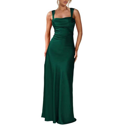 Satin Long Prom Dresses – Spaghetti Strap Styles for Any Theme