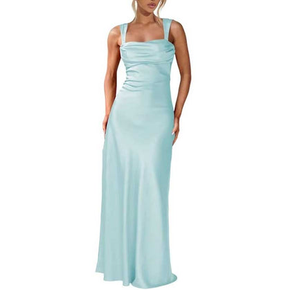 Satin Long Prom Dresses – Spaghetti Strap Styles for Any Theme