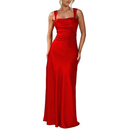 Satin Long Prom Dresses – Spaghetti Strap Styles for Any Theme