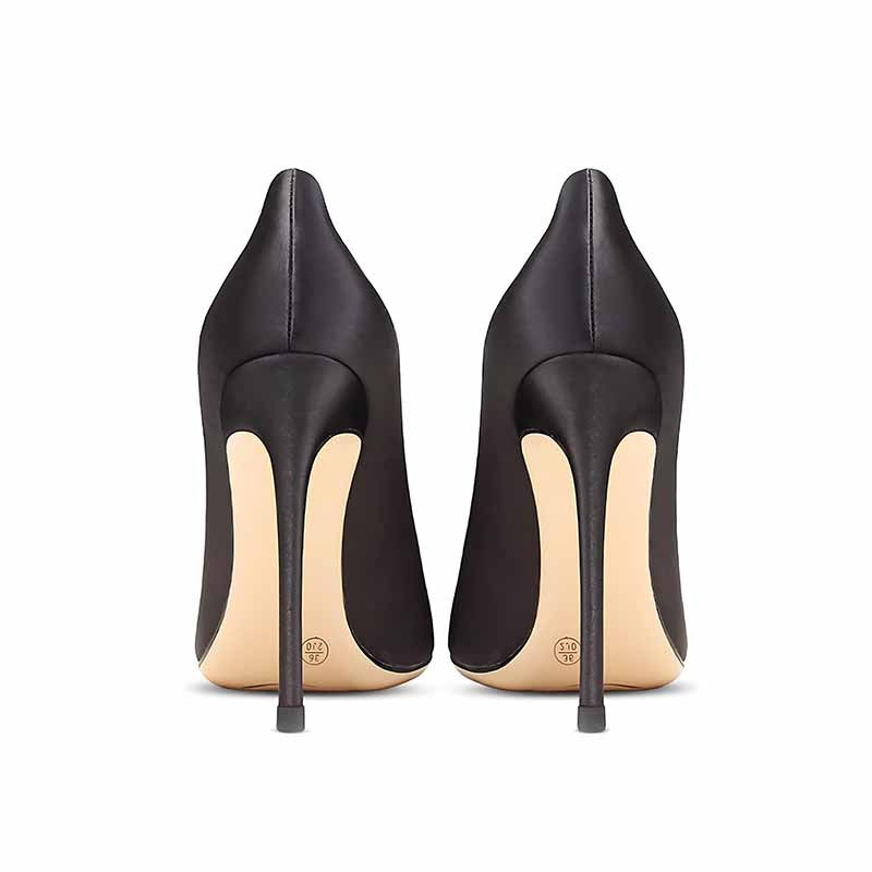 Point Toe High Heel Satin Pumps for Prom | Elegant Women’s Evening Shoes