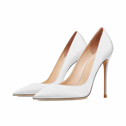 Point Toe High Heel Satin Pumps for Prom | Elegant Women’s Evening Shoes