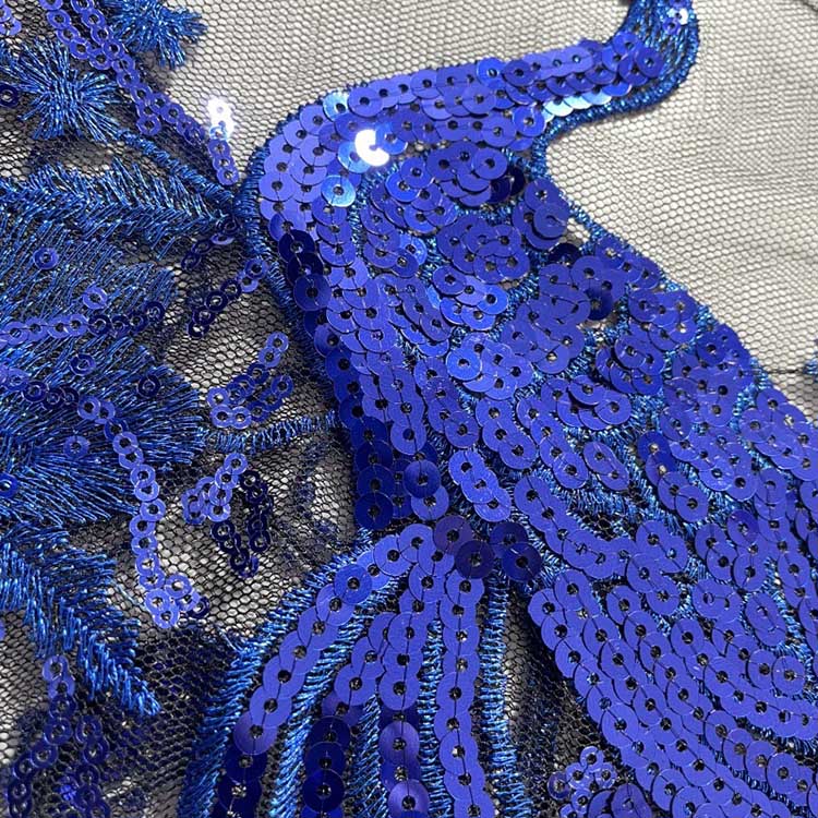 Sequin Shawl Peacock Pattern Shawl Evening Shawl Beaded Scarf