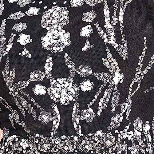 Extra Long Sleeves Mermaid Sequin Prom Dress Ball Gowns Plus Size