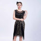 1920s Flapper Dress Fringe Sequin Event Dress