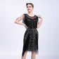 1920s Flapper Dress Fringe Sequin Event Dress