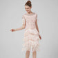 Sparkly Event Dress Sequins Fringed 1920s Dress