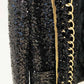 Women Sequin Tassel Chain Blazer Black Jacket