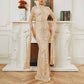 Extra Long Sleeves Evening Dress Sequin Prom Dress Event Dress