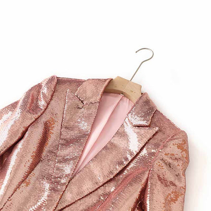 Sequin blazer with matching Shorts Suit