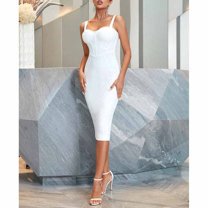 Women's Celebrity Bandage Bodycon Dress Strap Party Pencil Dress Cocktail Party Dress