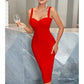 Women's Celebrity Bandage Bodycon Dress Strap Party Pencil Dress Cocktail Party Dress