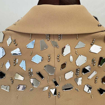 Women's Suit Diamond High Fashion Blazer + Short Suit