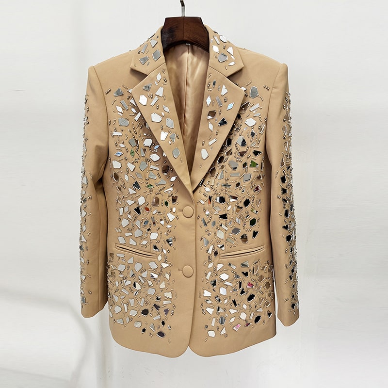 Women's Suit Diamond High Fashion Blazer + Short Suit