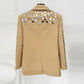 Women's Suit Diamond High Fashion Blazer + Short Suit