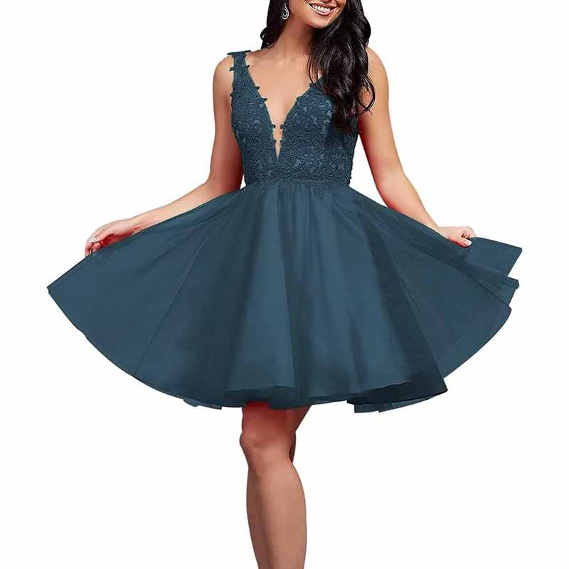 Lace Homecoming Dress Short Cocktail Dress Tulle Appliques Prom Dresses SD Dresscode & Fashiontrends Lace Homecoming Dress Short Cocktail Dress Tulle Appliques Prom Dresses SD Dresscode & Fashiontrends