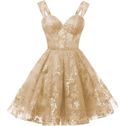 Sparkly Homecoming Dresses Teens Short Prom Dress Juniors Cocktail Dress